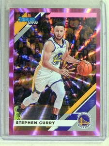 2019-20 Donruss Pink Holo Laser Stephen Curry #D27/50 #64