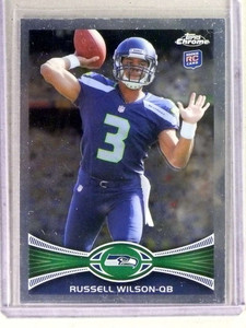 2012 Topps Chrome Russell Wilson Rookie RC #40