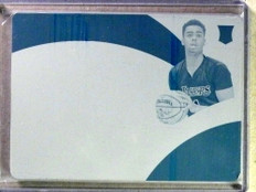 2015-16 Immaculate Collection Cyan Printing Plate D'Angelo Russell #D1/1