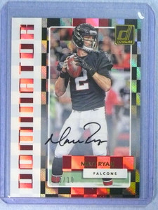 2017 Donruss Dominators Matt Ryan Autograph Auto #D10/10 #26