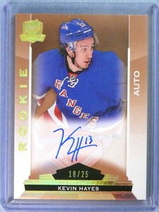 2014-15 The Cup Gold Spectrum Kevin Hayes Autograph Auto #D18/25 #154