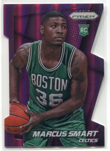 2014-15 Panini Prizm Prizms Purple Die Cut 256 Marcus Smart Rookie 89/139