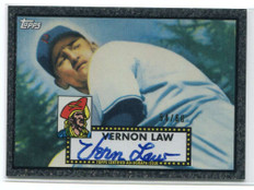 2011 Topps Black Diamond Wrapper Redemption Autographs ra4 Vernon Law Auto 54/60