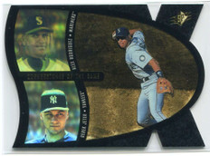 1997 SPx Cornerstones of the Game 10 Alex Rodriguez Derek Jeter 88/500