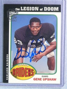 2004 Topps All-Time Fan Favorites Gene Upshaw Autograph Auto #GU