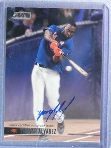 2021 Topps Stadium Club Yordan Alvarez Autograph Auto #SCBAYA