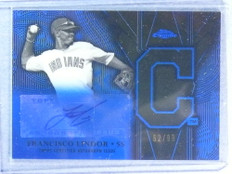 2016 Topps Chrome Team Logos Francisco Lindor Autograph Auto #62/99 #TLAFL