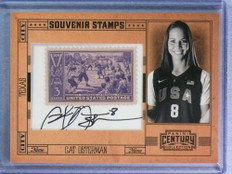 2010 Panini Century Baseball Souvenir Stamps Cat Osterman Autograph #33/42