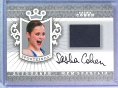 2011 Sport Kings Memorabilia Sasha Cohen Warm-Up Shirt Autograph Auto #AMSC01