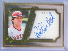 2021 Topps Transcendent Variation Carlton Fisk Autograph Auto #17/20 #TCAVCF