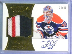 2012-13 Dominion Peeless Devan Dubnyk Patch Jersey Autograph Auto #36/40 #67