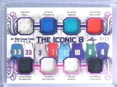 2020 Leaf ITG Iconic 8 Purple Hill McGrady Marbury Bibby  Francis Jersey #1/12