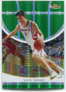 2005-06 Finest Green Refractor 21 Yao Ming 60/89
