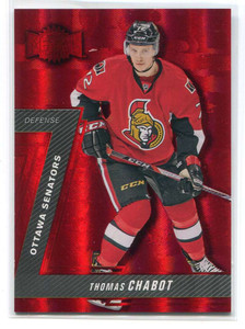 2016-17 Fleer Showcase Universe Precious Metal Gems Red Thomas Chabot RC 44/150