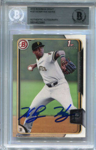 2015 Bowman Draft 137 Ke'Bryan Hayes RC Auto BAS Certified Autograph 0014523860