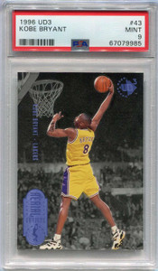 1996-97 UD3 43 Kobe Bryant Aerial Artists Rookie PSA 9 MINT
