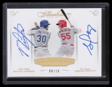 2016 Panini Flawless Signatures FDMS Piscotty Conforto Rookie Dual Auto 4/10