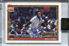 2022 Topps Archives Signature Series Retired Will Clark Auto 24/34 1991 Topps