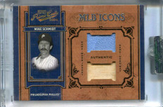 2004 Prime Cuts II MLB Icons Material Combo Mike Schmidt Dual Bat Jersey 8/20