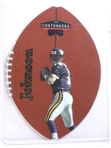 1998 Playoff Contenders Leather Gold Brad Johnson #D01/37 #51