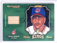 2003 Donruss Bat Kings Studio Series Manny Ramirez #D06/25 #BK12
