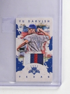 2016 Diamond Kings Minis Yu Darvish Patch #D08/10 #106