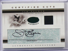 2005 Leaf Certified Cuts Jim Palmer auto autograph hat #D15/22 #CC-7
