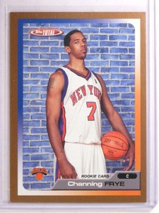 2005-06 Topps Total Gold Channing Frye Rookie RC #D04/10 #342