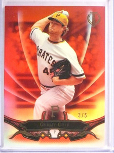 2016 Topps Tribute Red Parallel Gerrit Cole #D3/5 #38