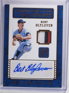 2016 Panini Pantheon Calligraphy Bert Blyleven Patch Autograph #D2/5 #CCBB