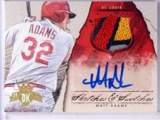 2015 Diamond Kings Sketches & Swatches Matt Adams auto patch #D16/25