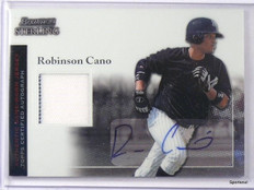 2004 Bowman Sterling Robinson Cano autograph auto jersey #BS-RS