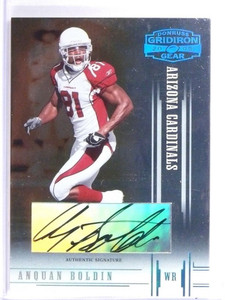 2005 Gridiron Gear Platinum Anquan Boldin autograph auto #D05/10 #6
