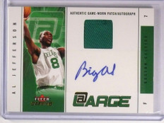 04-05 Fleer Genuine @ Large Al Jefferson autograph auto patch #D07/10