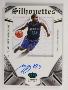 14-15 Panini Preferred Silhouettes Michael Kidd-Gilchrist auto jersey /35