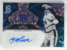 2017 Panini Spectra Signatures Blue Y.A. Tittle autograph auto #D16/50 