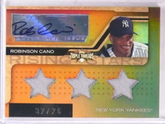 2008 Topps Triple Threads Robinson Cano autograph auto jersey #D37/75