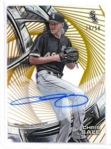2016 Topps Tek Gold Rainbow Chris Sale autograph auto #D29/50 #HT-CSA