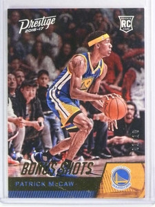 2016-17 Prestige Bonus Shots Patrick McCaw Rookie RC #D01/10 #184