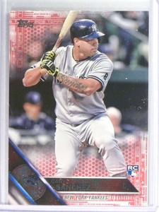 2016 Topps Pink Gary Sanchez Rookie RC #D46/50 #675