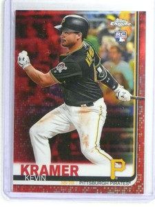 2019 Topps Chrome Red Refractor Kevin Kramer Rookie RC #D5/5 #88