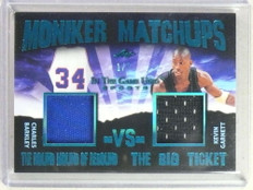 2020 Leaf ITG Moniker Matchups Blue Kevin Garnett Barkley Jersey #D1/7