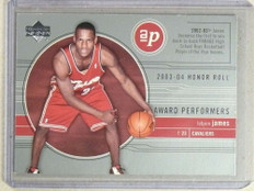 2003-04 UD Honor Roll Award Performers LeBron James rookie #AP1 EXMT
