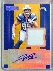 2016 Donruss Signature Series Gold Joey Bosa Patch Autograph Rookie RC /25
