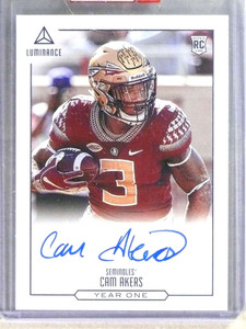 2020 Luminance Year One Signatures Cam Akers Autograph Auto rc rookie