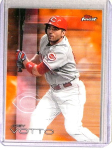 2016 Topps Finest Orange Refractor Joey Votto #D01/25 #24