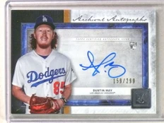 2020 Topps Museum Collection Archival Dustin May Autograph Auto #D159/299