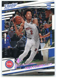 2021-22 Chronicles 75th Anniversary 52 Cade Cunningham Prestige Rookie 47/75