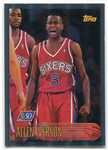 1996-97 Topps NBA at 50 171 Allen Iverson Rookie