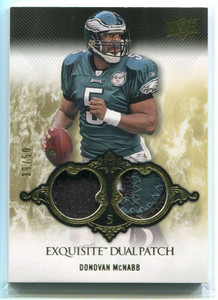 2008 Exquisite Collection Patch Duals ep27 Donovan McNabb Dual Patch 39/50